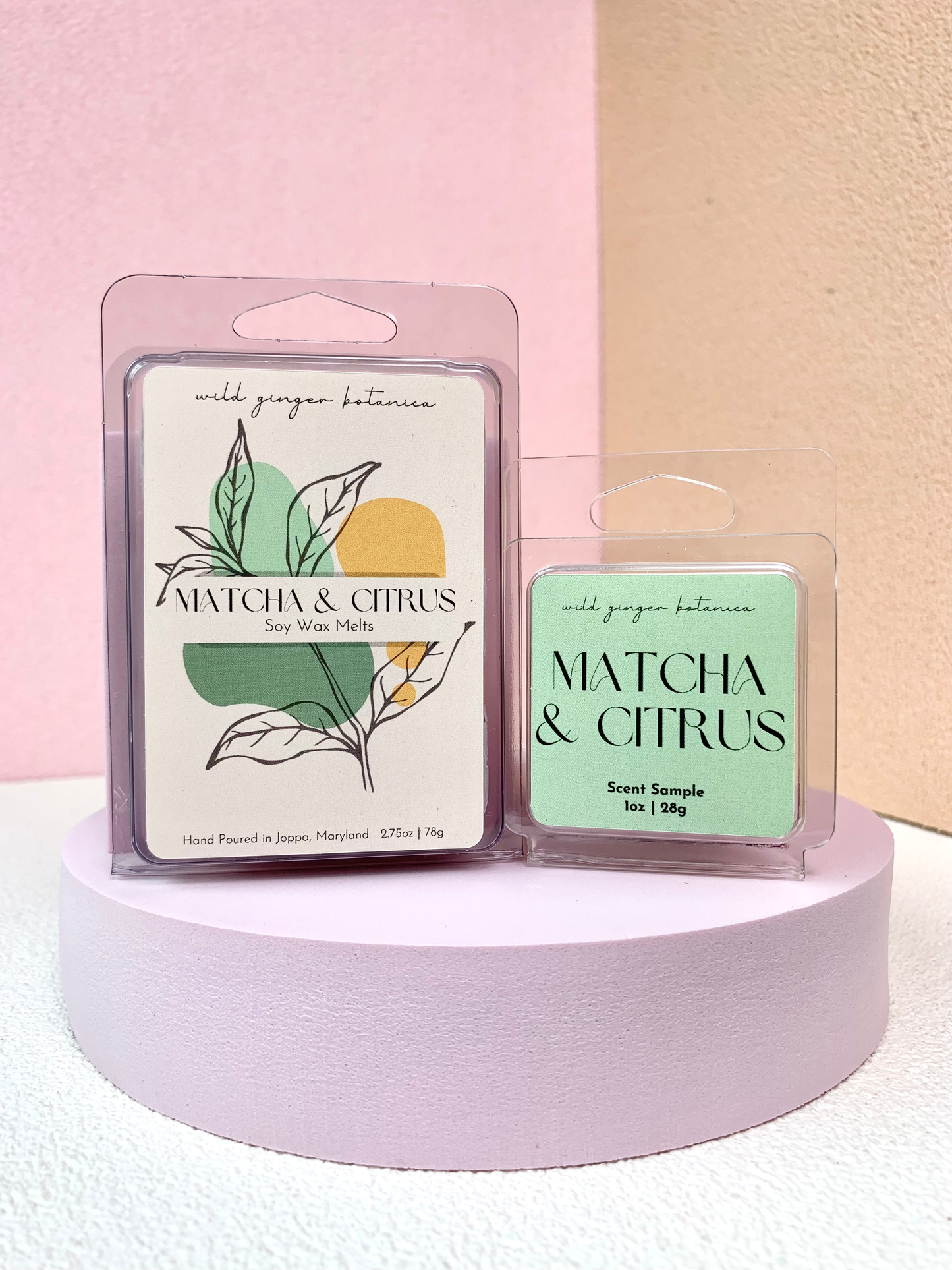 Matcha & Citrus - 6pc Wax Melts