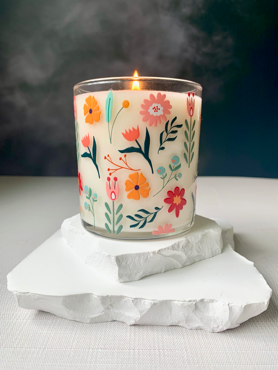 Black Violet - Garden Party Glass Candle - 10oz