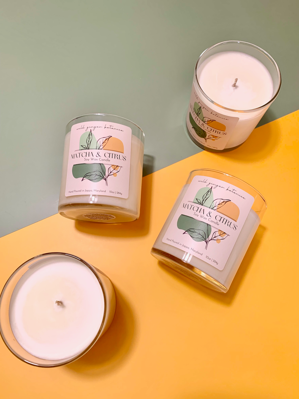 Matcha & Citrus - 10oz Candle