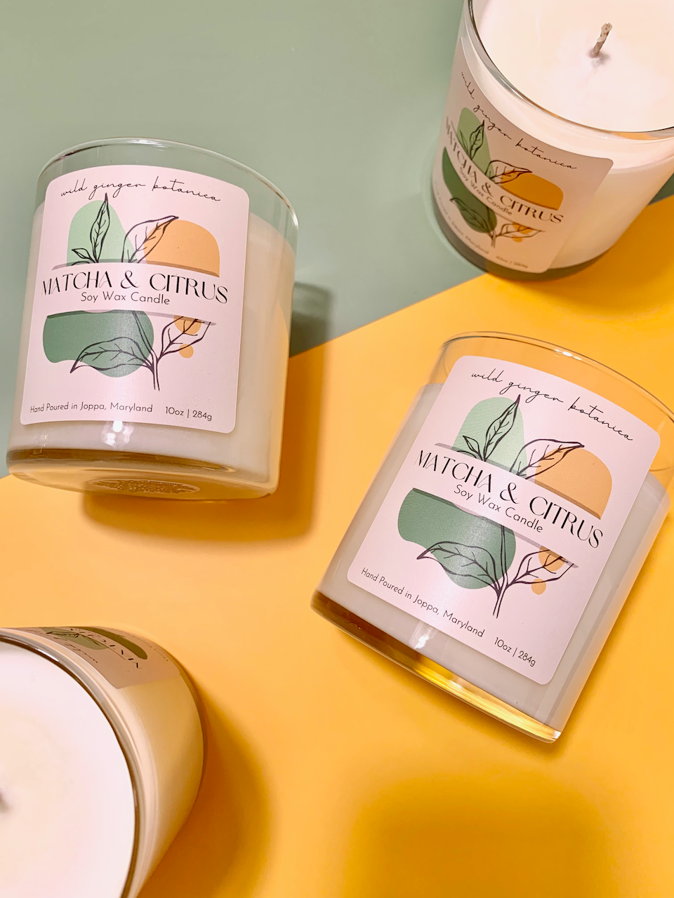 Matcha & Citrus - 10oz Candle