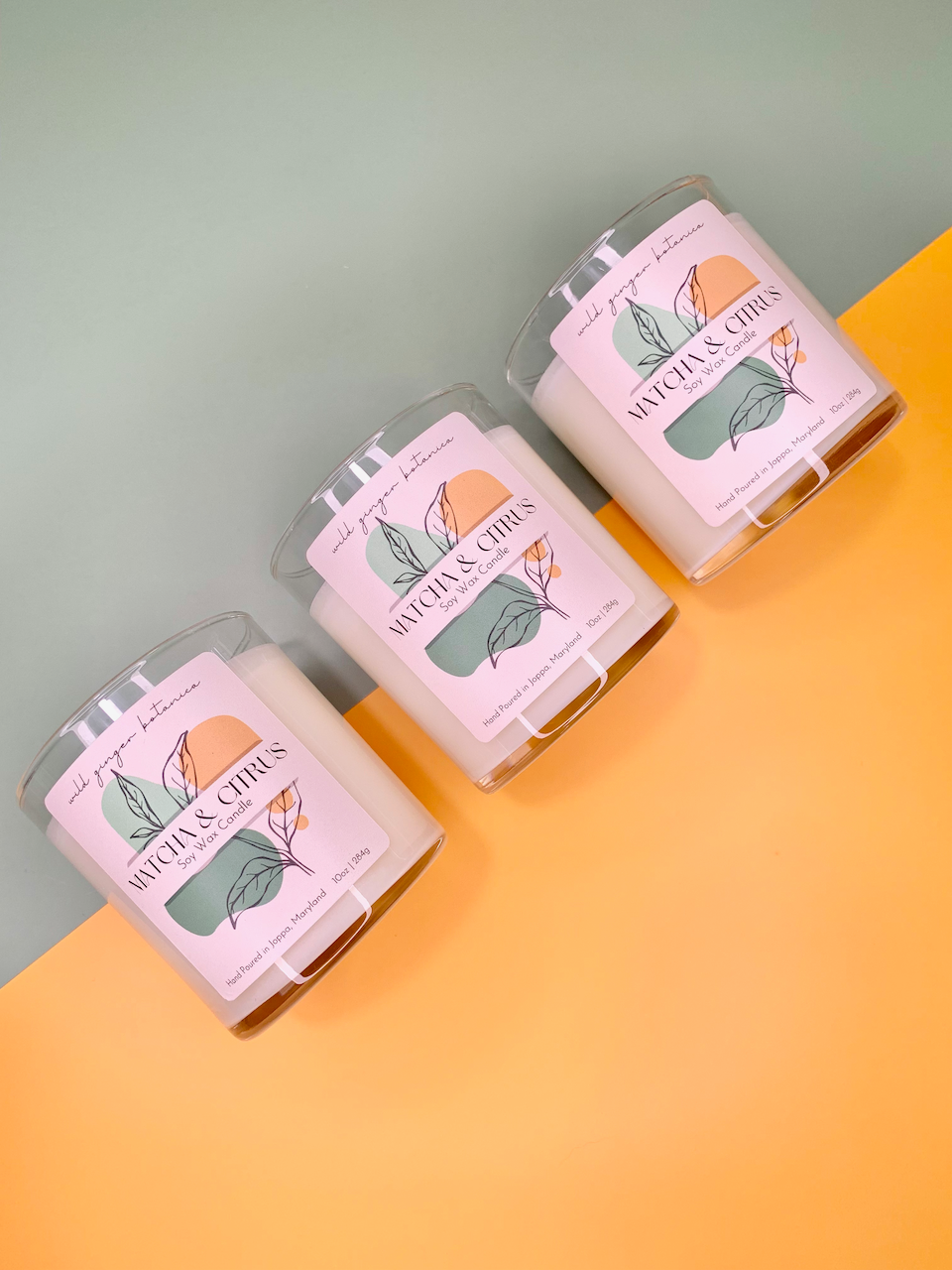 Matcha & Citrus - 10oz Candle