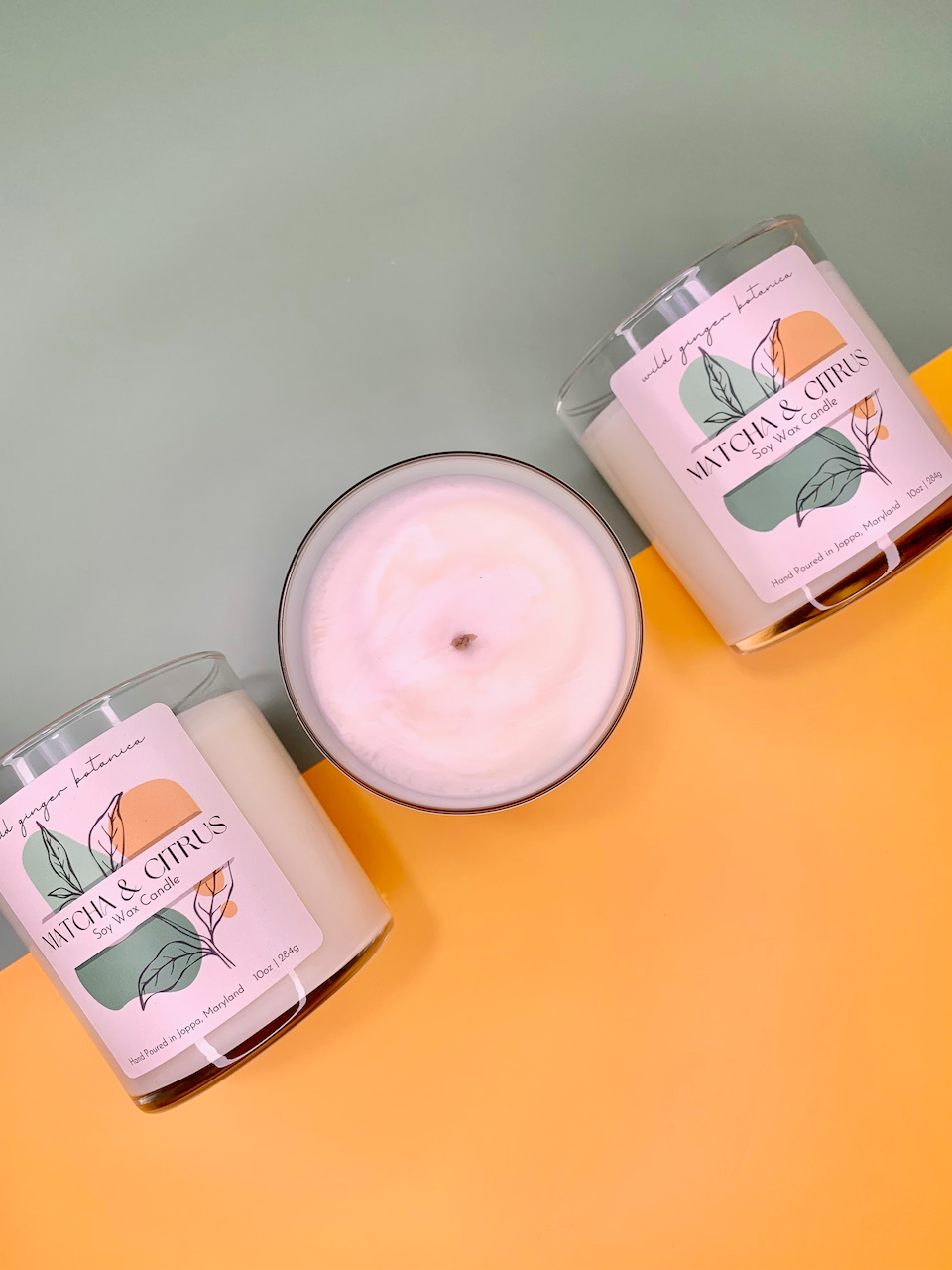 Matcha & Citrus - 10oz Candle