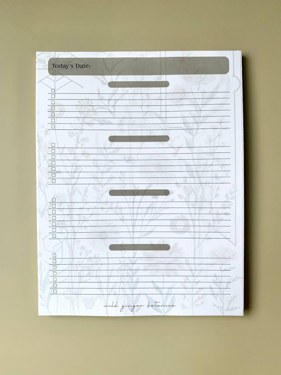 Boho Garden - To-Do List - Notepad
