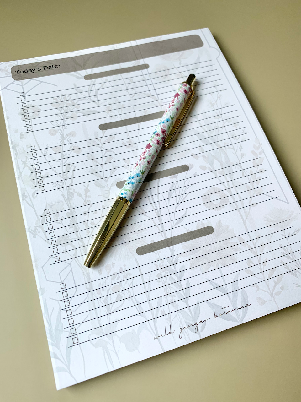 Boho Garden - To-Do List - Notepad