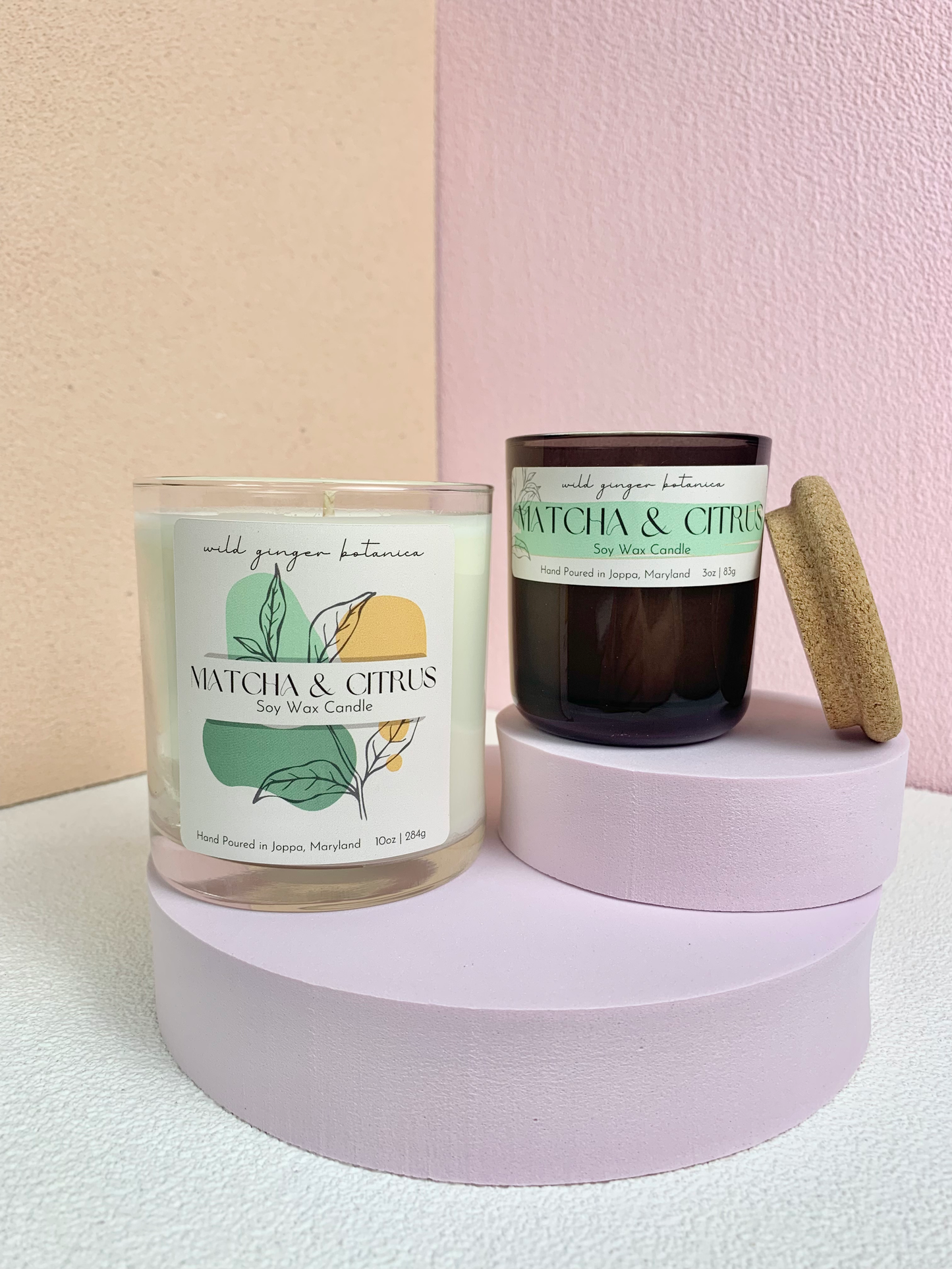 Matcha & Citrus - 3oz Candle