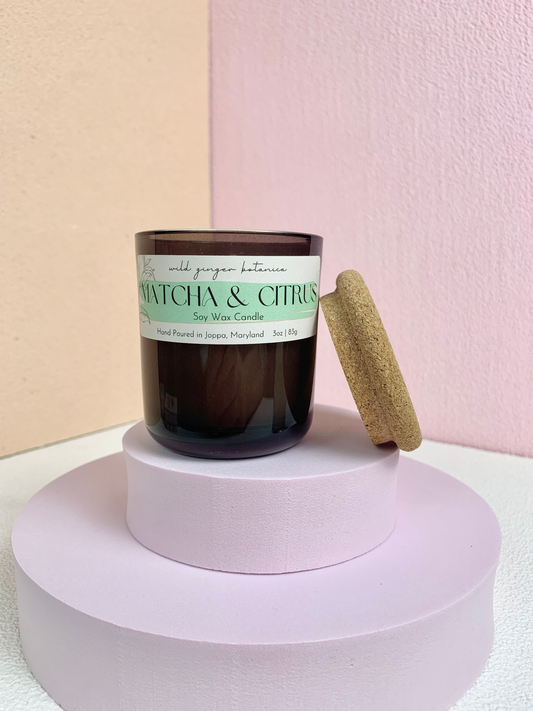 Matcha & Citrus - 3oz Candle