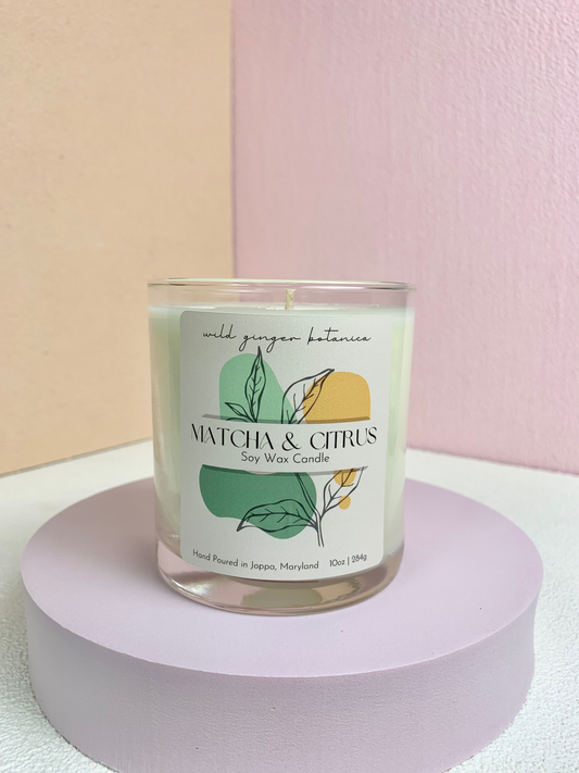 Matcha & Citrus - 10oz Candle