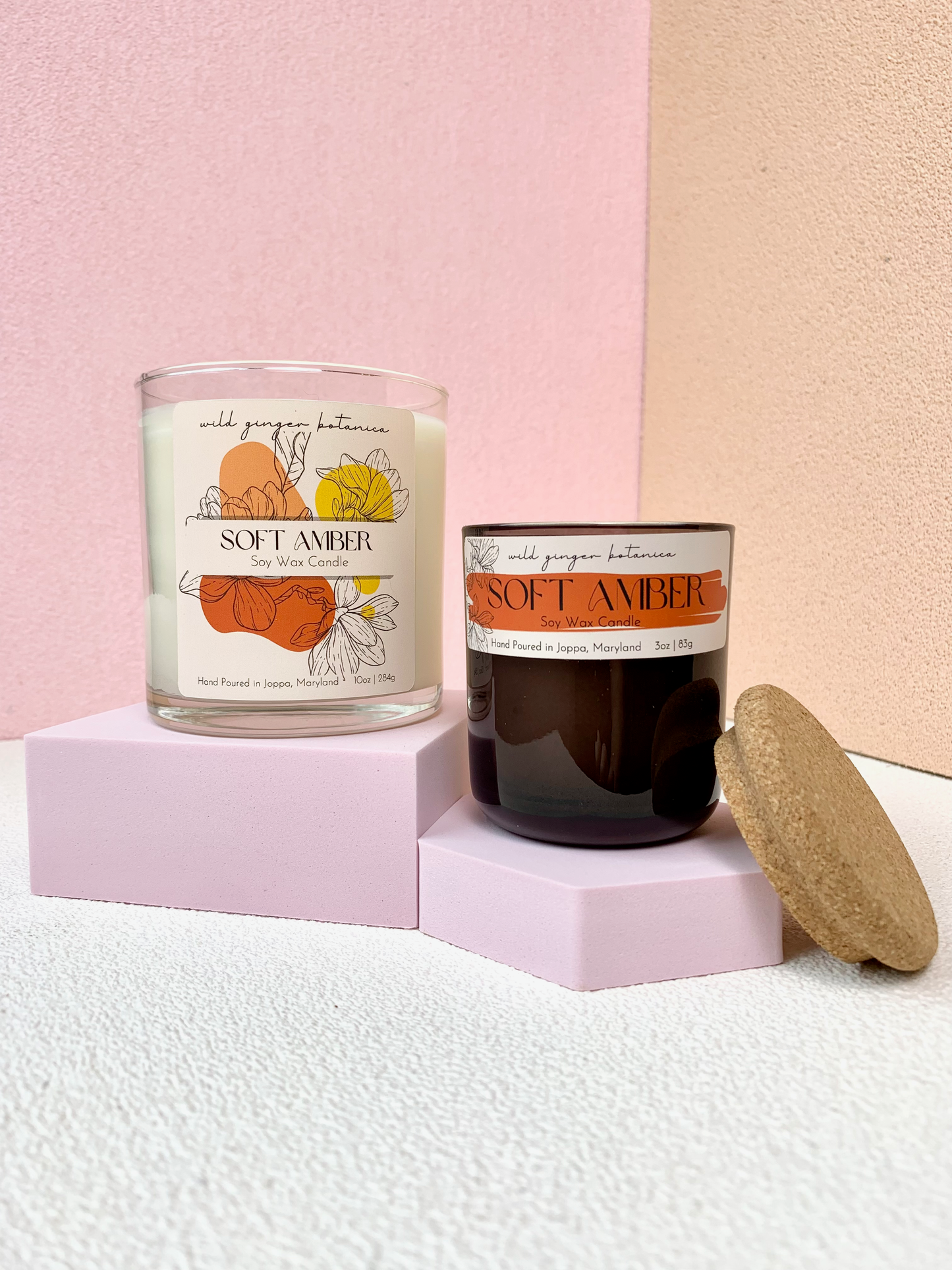 Soft Amber - 3oz Candle