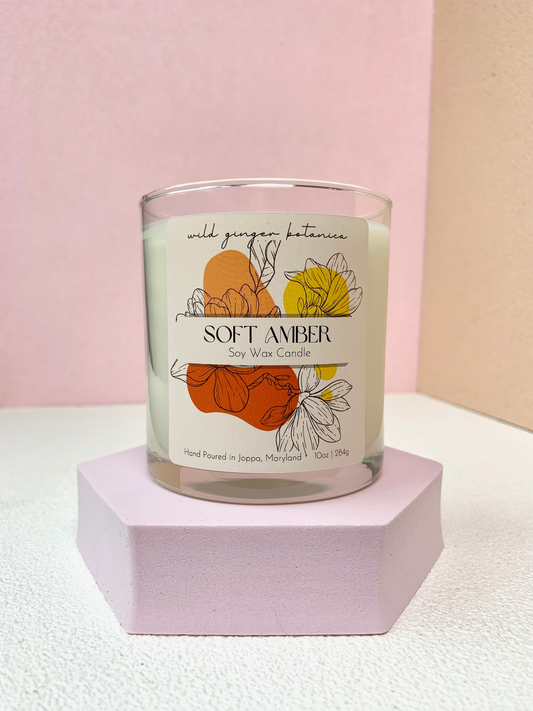 Soft Amber - 10oz Candle