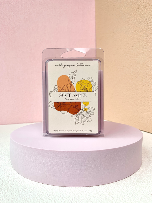 Soft Amber - 6pc Wax Melts