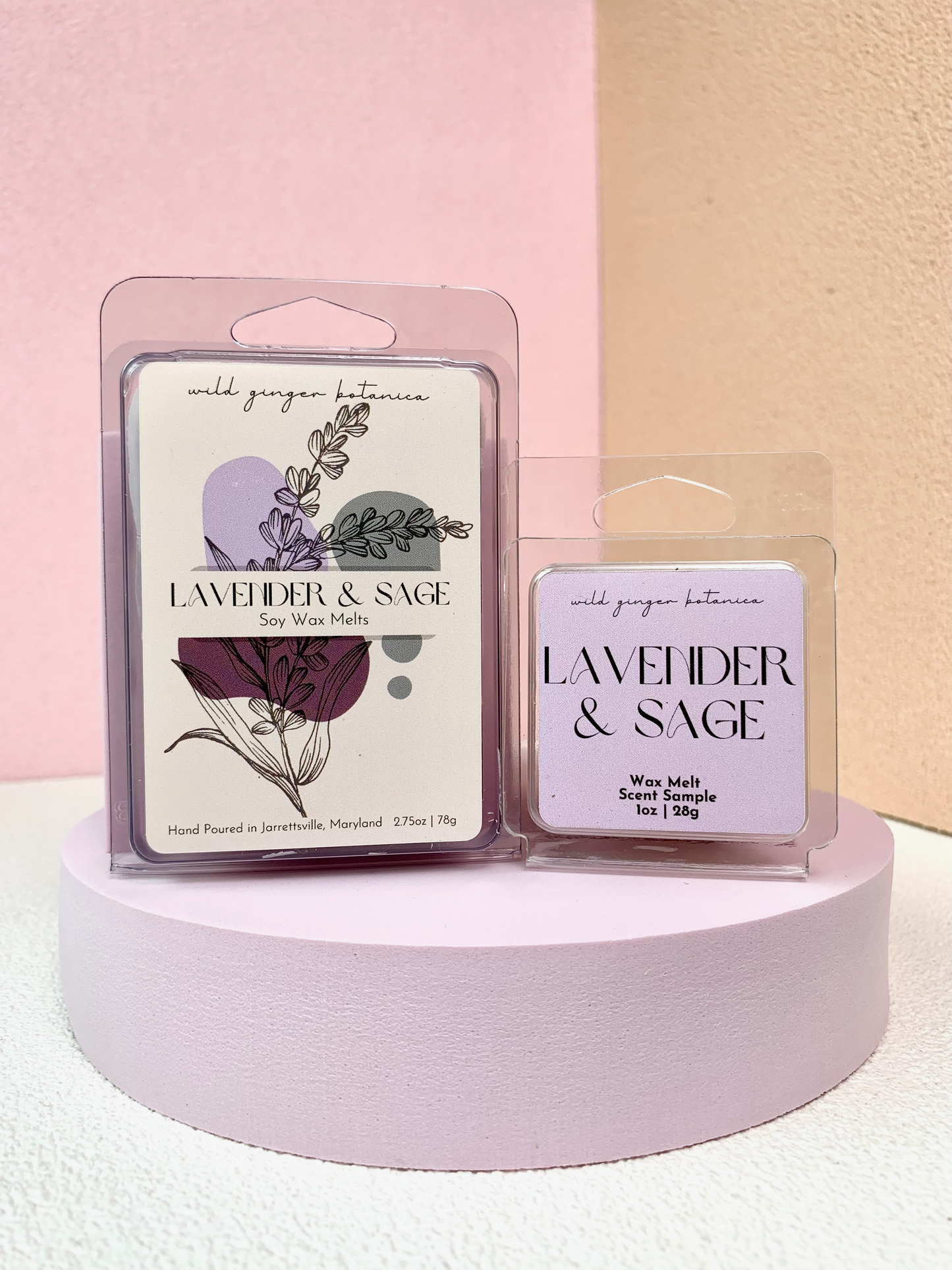 Lavender & Sage - 6pc Wax Melts