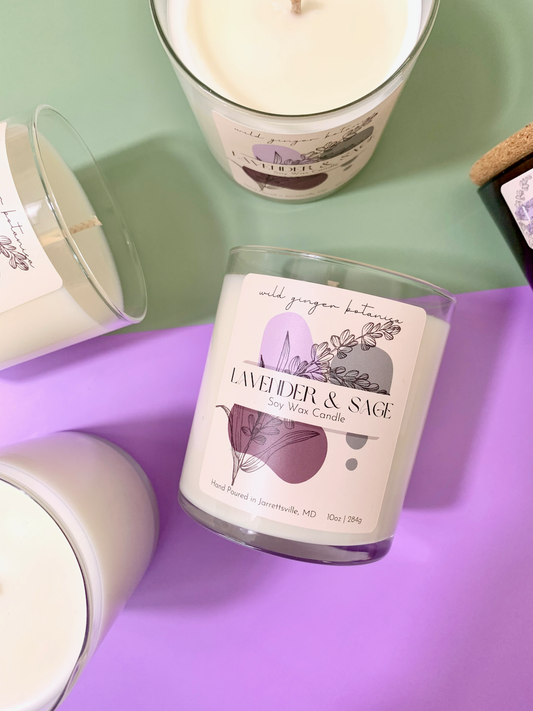 Lavender & Sage - 10oz Candle