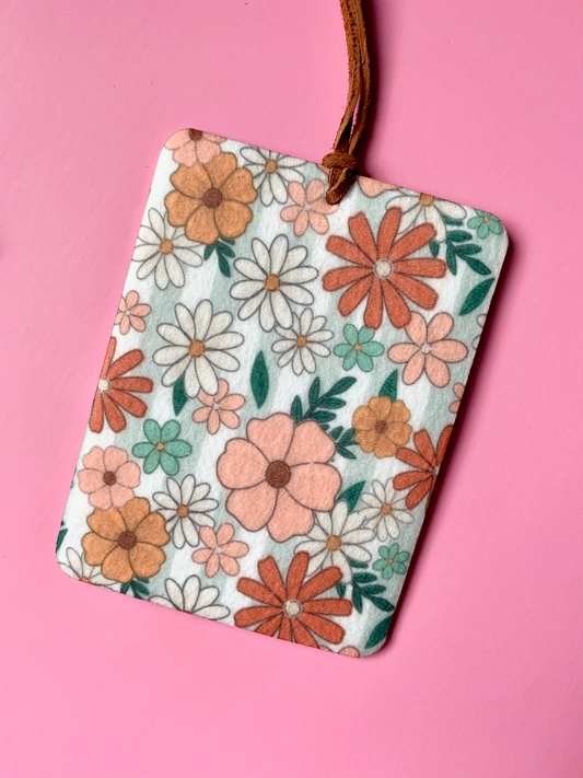 Stripes & Flowers - Air Freshener - Pick Your Scent