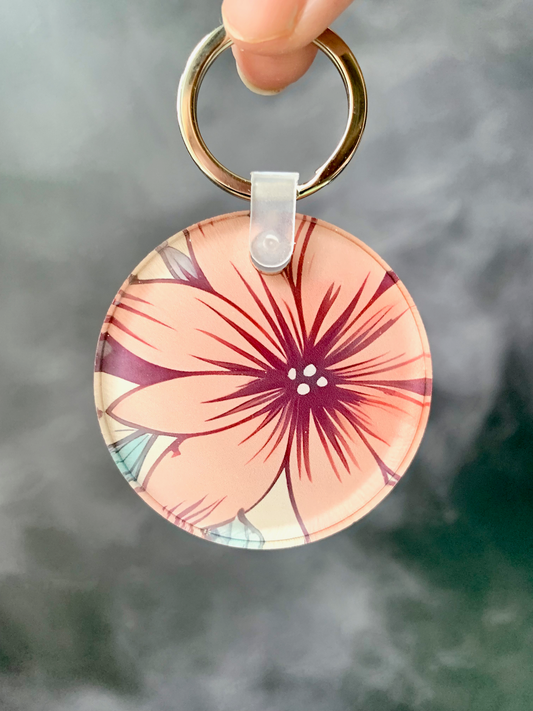 Boho Floral - Acrylic Keychain