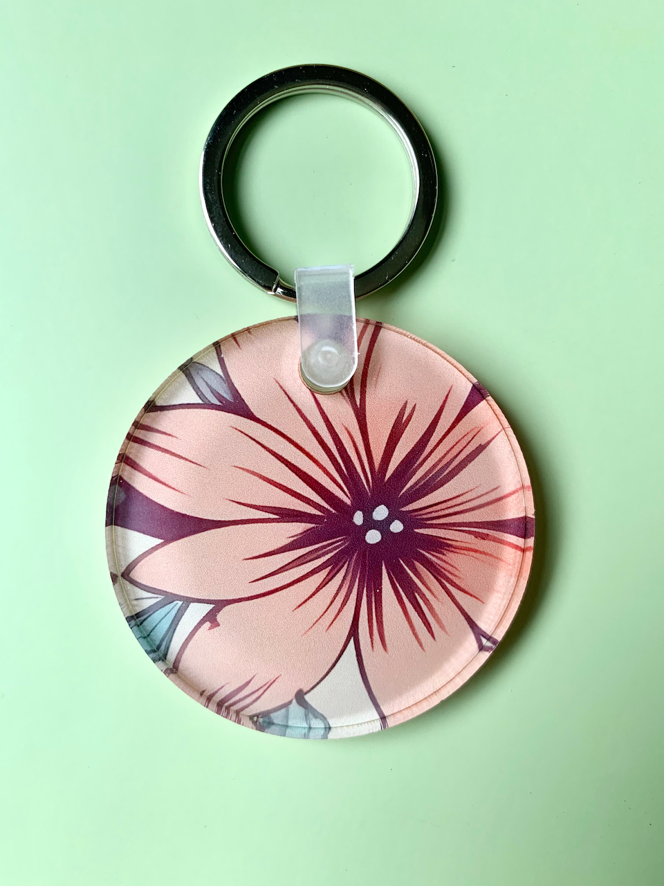 Boho Floral - Acrylic Keychain